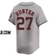 Brian Hunter Men's Houston Astros Gray Limited Away Jersey