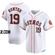 Brian Hunter Men's Houston Astros White Limited Home Jersey