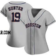 Brian Hunter Women's Houston Astros Gray Authentic Road 2020 Jersey