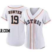 Brian Hunter Women's Houston Astros White Authentic 2022 World Series Home Jersey