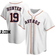 Brian Hunter Youth Houston Astros White Replica Home Jersey