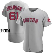 Brian Johnson Men's Boston Red Sox Gray Authentic Road Jersey