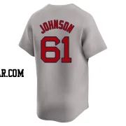 Brian Johnson Men's Boston Red Sox Gray Limited Away Jersey