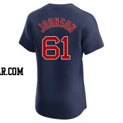 Brian Johnson Men's Boston Red Sox Navy Elite Alternate Jersey