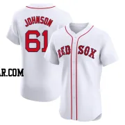 Brian Johnson Men's Boston Red Sox White Elite Home Jersey