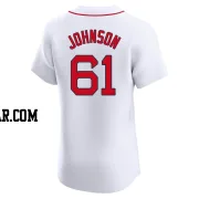 Brian Johnson Men's Boston Red Sox White Elite Home Jersey