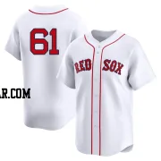 Brian Johnson Men's Boston Red Sox White Limited 2nd Home Jersey