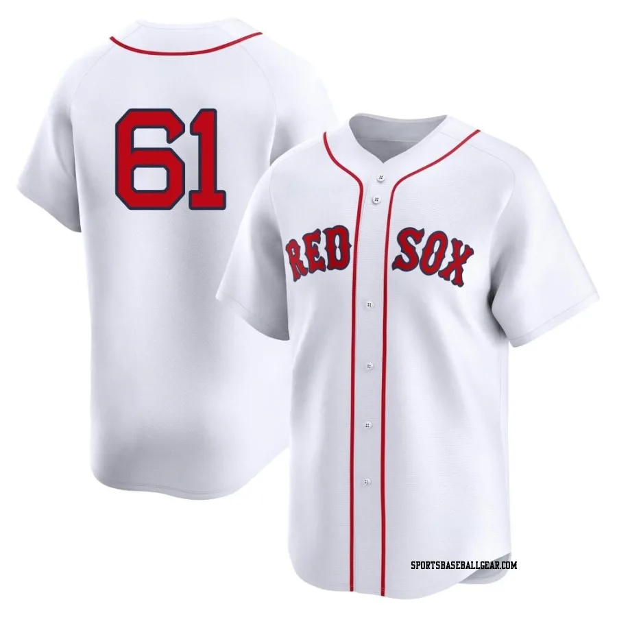 Brian Johnson Youth Boston Red Sox White Limited 2nd Home Jersey