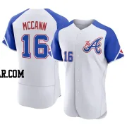 Brian McCann Men's Atlanta Braves White Authentic 2023 City Connect Jersey