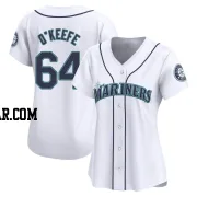 Brian O'Keefe Women's Seattle Mariners White Limited Home Jersey