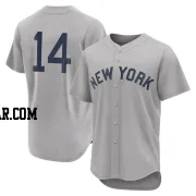 Brian Roberts Men's New York Yankees Gray Authentic 2021 Field of Dreams Jersey