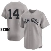 Brian Roberts Men's New York Yankees Gray Limited Away 2nd Jersey