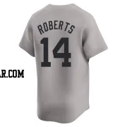 Brian Roberts Men's New York Yankees Gray Limited Away Jersey