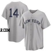 Brian Roberts Men's New York Yankees Gray Replica 2021 Field of Dreams Jersey