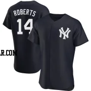 Brian Roberts Men's New York Yankees Navy Authentic Alternate Jersey