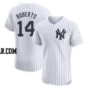 Brian Roberts Men's New York Yankees White Elite Home Jersey