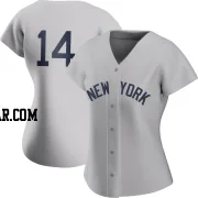 Brian Roberts Women's New York Yankees Gray Authentic 2021 Field of Dreams Jersey