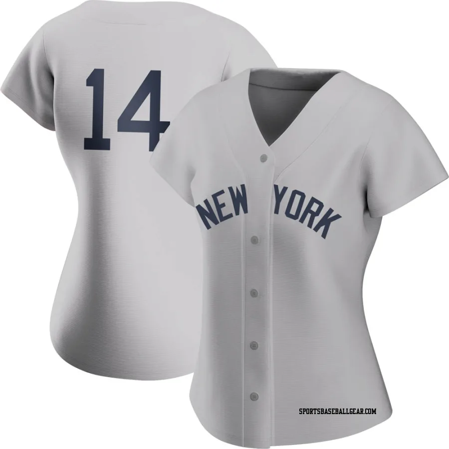 Brian Roberts Women's New York Yankees Gray Authentic 2021 Field of Dreams Jersey