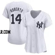 Brian Roberts Women's New York Yankees White Limited Yankee Home Jersey