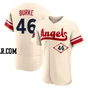 Brock Burke Men's Los Angeles Angels Cream Authentic 2022 City Connect Jersey