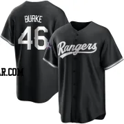 Brock Burke Men's Texas Rangers White Replica Black 2023 World Series Champions Jersey