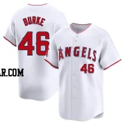 Brock Burke Youth Los Angeles Angels White Limited Home Jersey