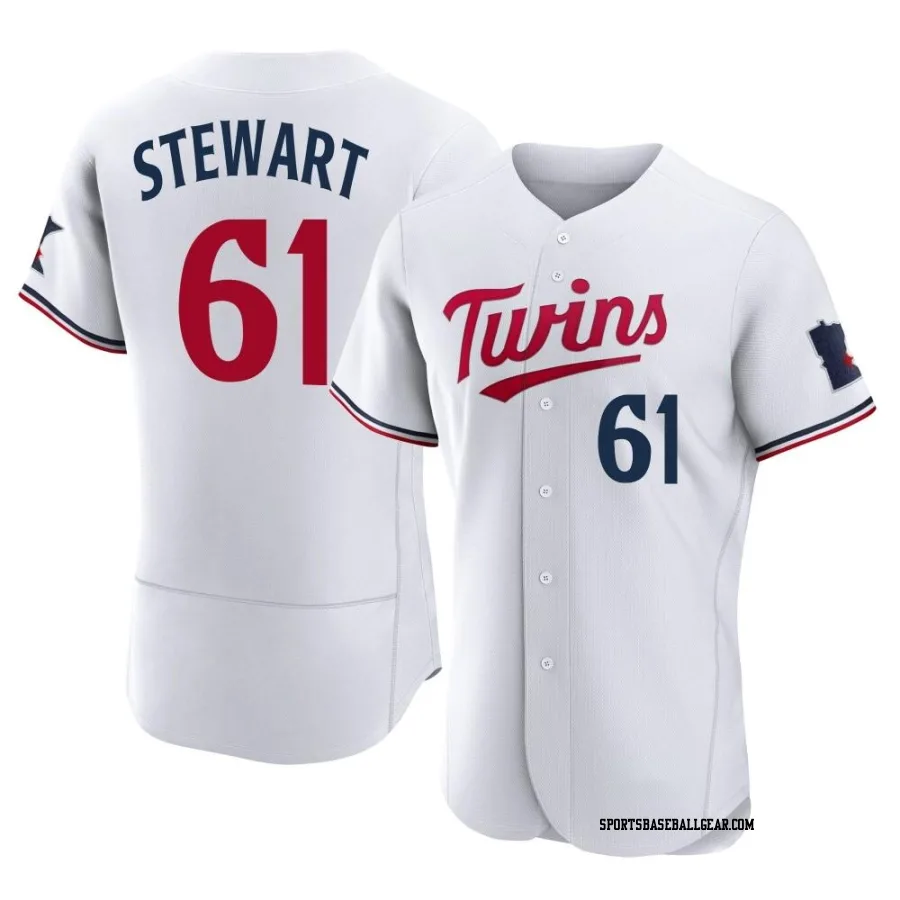 Brock Stewart Men's Minnesota Twins White Authentic Home Jersey