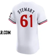 Brock Stewart Men's Minnesota Twins White Elite Home Jersey