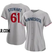 Brock Stewart Women's Minnesota Twins Gray Authentic Road Jersey