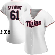 Brock Stewart Women's Minnesota Twins White Authentic Home Jersey