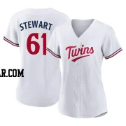 Brock Stewart Women's Minnesota Twins White Authentic Home Jersey