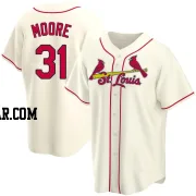 Brody Moore Men's St. Louis Cardinals Cream Replica Alternate Jersey