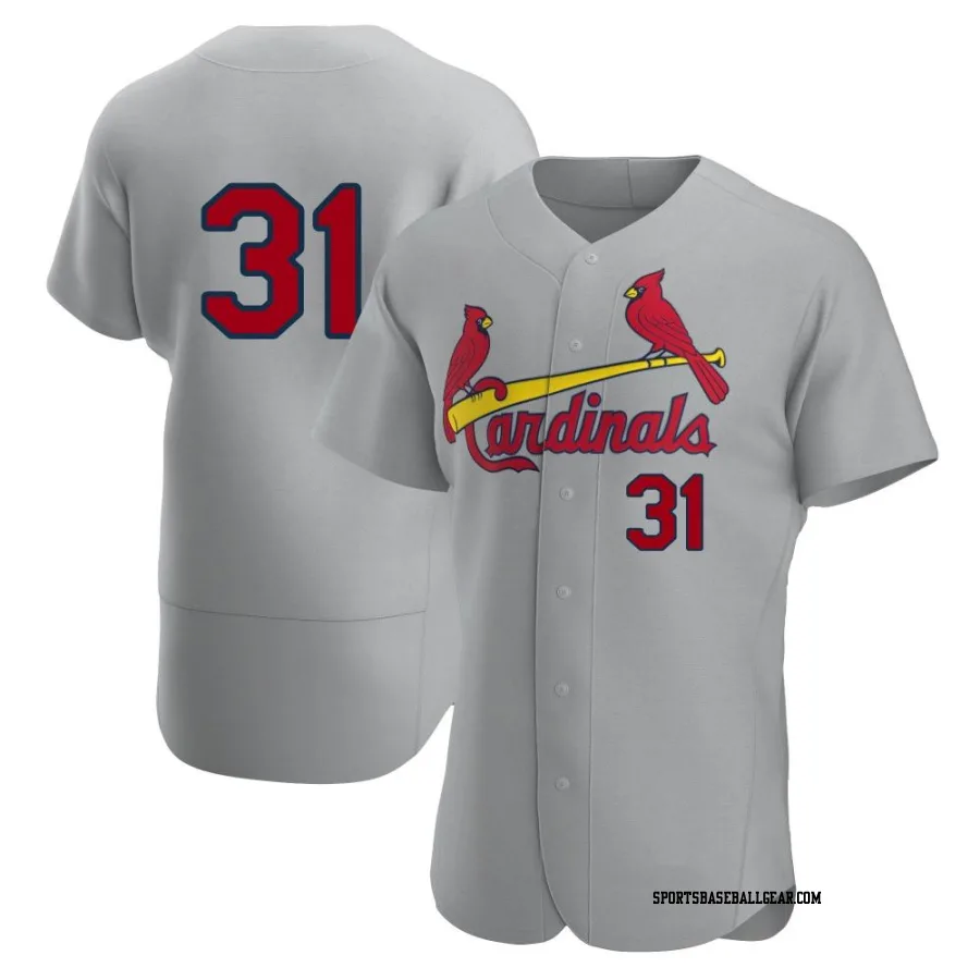 Brody Moore Men's St. Louis Cardinals Gray Authentic Road Jersey