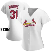 Brody Moore Women's St. Louis Cardinals White Replica Home Jersey