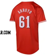 Bronson Arroyo Men's Cincinnati Reds Red Limited Alternate Jersey