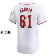 Bronson Arroyo Men's Cincinnati Reds White Elite Home Jersey