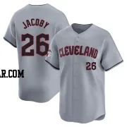 Brook Jacoby Men's Cleveland Guardians Gray Limited Road Jersey