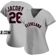 Brook Jacoby Women's Cleveland Guardians Gray Authentic Road Jersey