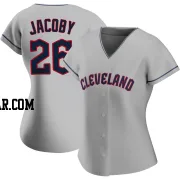 Brook Jacoby Women's Cleveland Guardians Gray Authentic Road Jersey