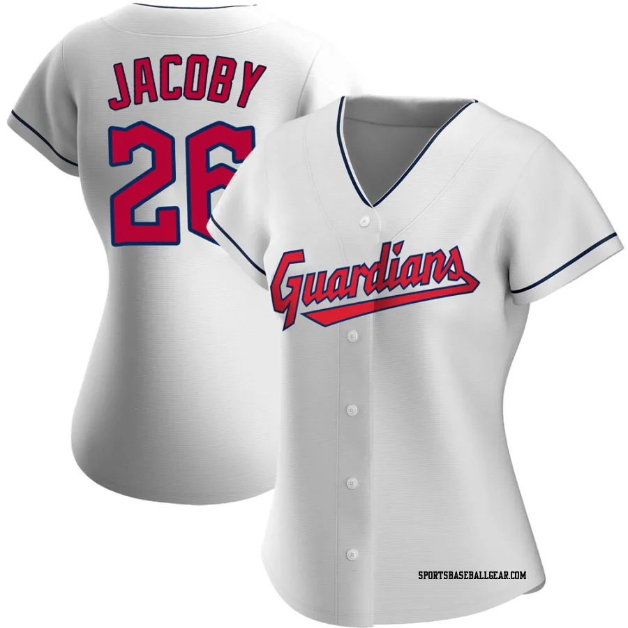 Brook Jacoby Women's Cleveland Guardians White Replica Home Jersey