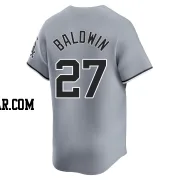 Brooks Baldwin Men's Chicago White Sox Gray Limited Road Jersey