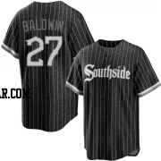 Brooks Baldwin Youth Chicago White Sox Black Replica 2021 City Connect Jersey