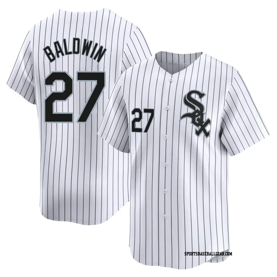 Brooks Baldwin Youth Chicago White Sox White Limited Home Jersey