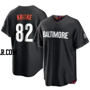 Brooks Kriske Men's Baltimore Orioles Black Replica 2023 City Connect Jersey