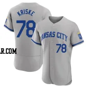 Brooks Kriske Men's Kansas City Royals Gray Authentic 2022 Road Jersey