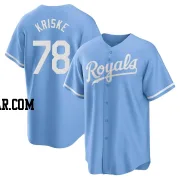 Brooks Kriske Men's Kansas City Royals Light Blue Replica 2022 Alternate Jersey