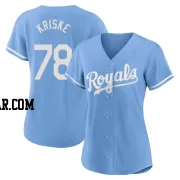 Brooks Kriske Women's Kansas City Royals Light Blue Authentic 2022 Alternate Jersey