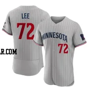 Brooks Lee Men's Minnesota Twins Gray Authentic Road Jersey