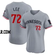 Brooks Lee Men's Minnesota Twins Gray Elite Road Jersey