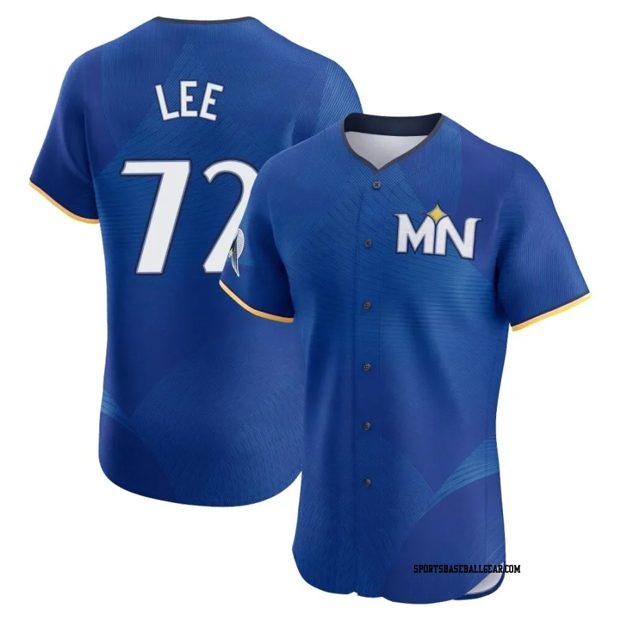 Brooks Lee Men's Minnesota Twins Royal Elite 2024 City Connect Jersey